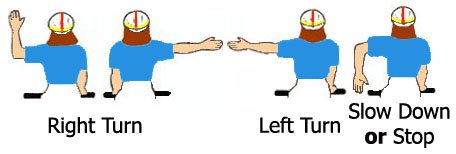 Left, Right, and Stop Arm Signals