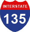 Interstate 135 shield